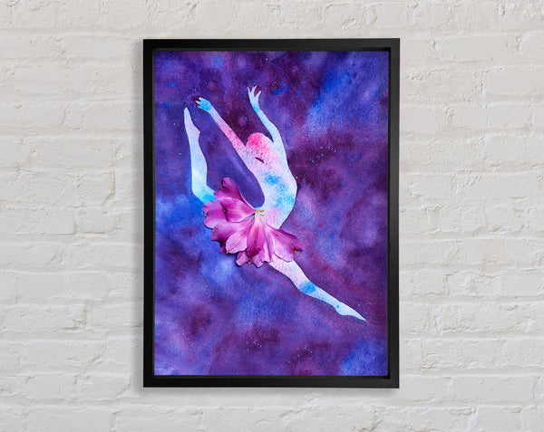 Purple Ballerina 3 Framed Print