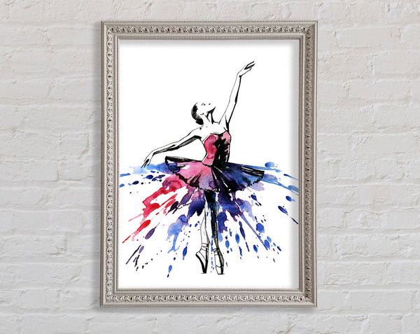 Blau-rosa Ballerina 8