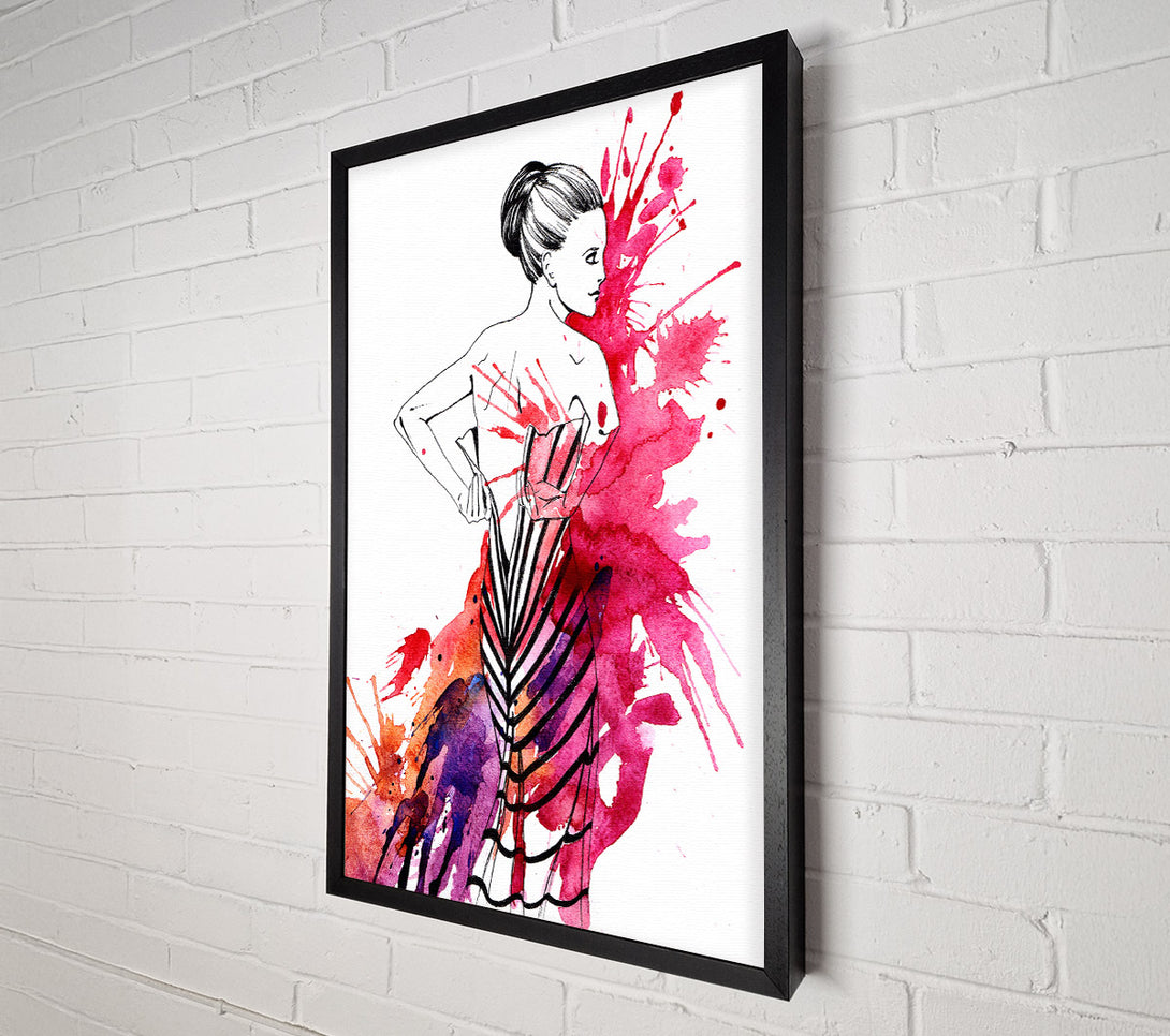  A Canvas Print of Getting Ready For The Party Canvas Print