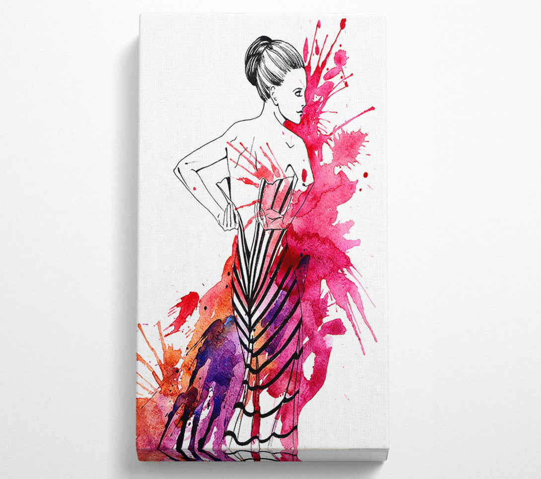  A Canvas Print of Getting Ready For The Party Canvas Print