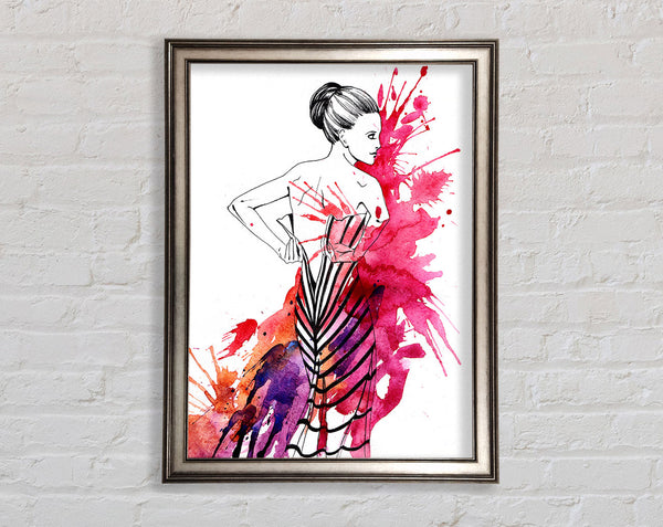 Getting Ready For The Party Framed Print