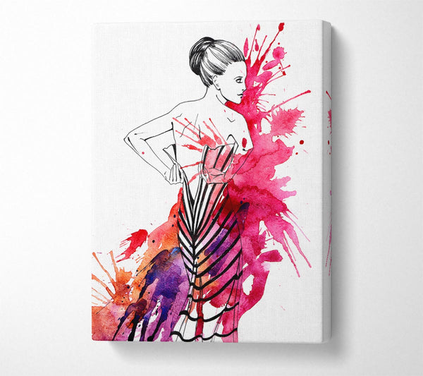  A Canvas Print of Getting Ready For The Party Canvas Print