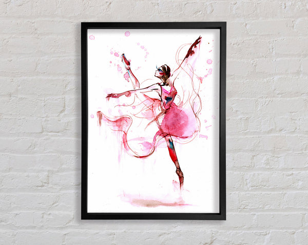 Pink Ballerina 1 Framed Print