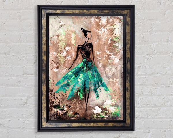 Dancing Dress 2 Framed Print