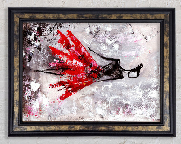 Dancing Dress 1 Framed Print