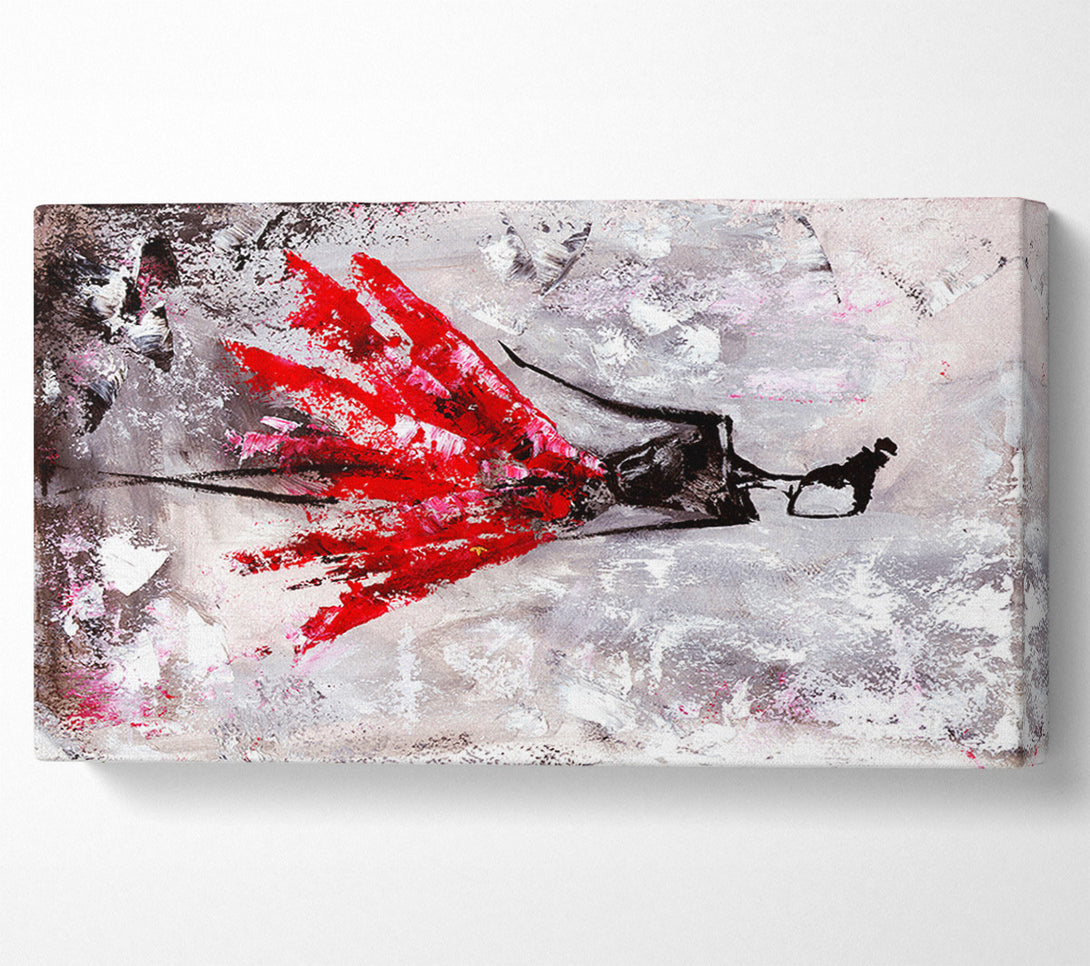  A Canvas Print of Dancing Dress 1 Canvas Wall Art