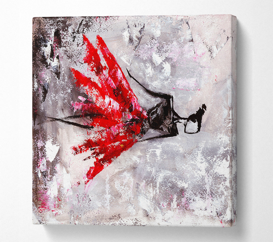  A Canvas Print of Dancing Dress 1 Canvas Wall Art