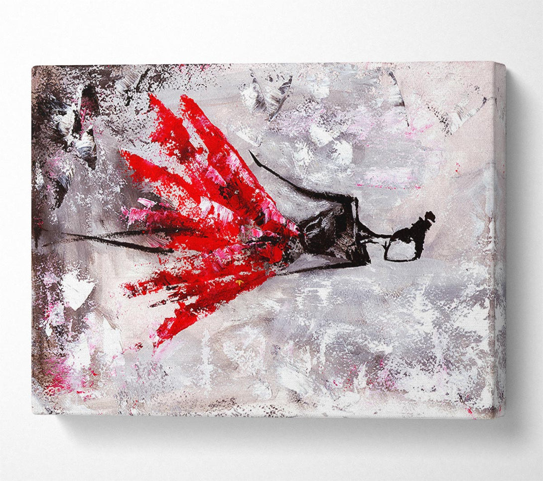 A Canvas Print of Dancing Dress 1 Canvas Wall Art
