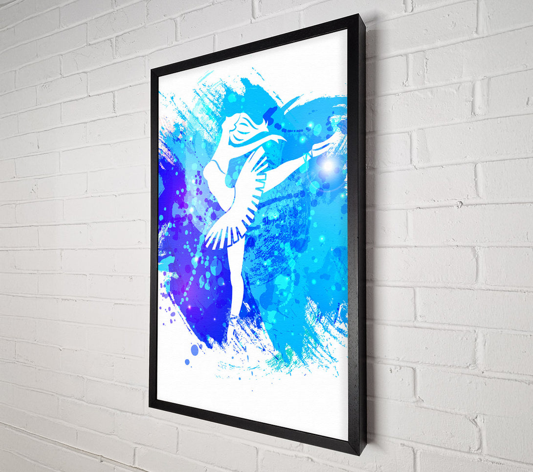  A Canvas Print of Blue Ballerina 9 Canvas Art