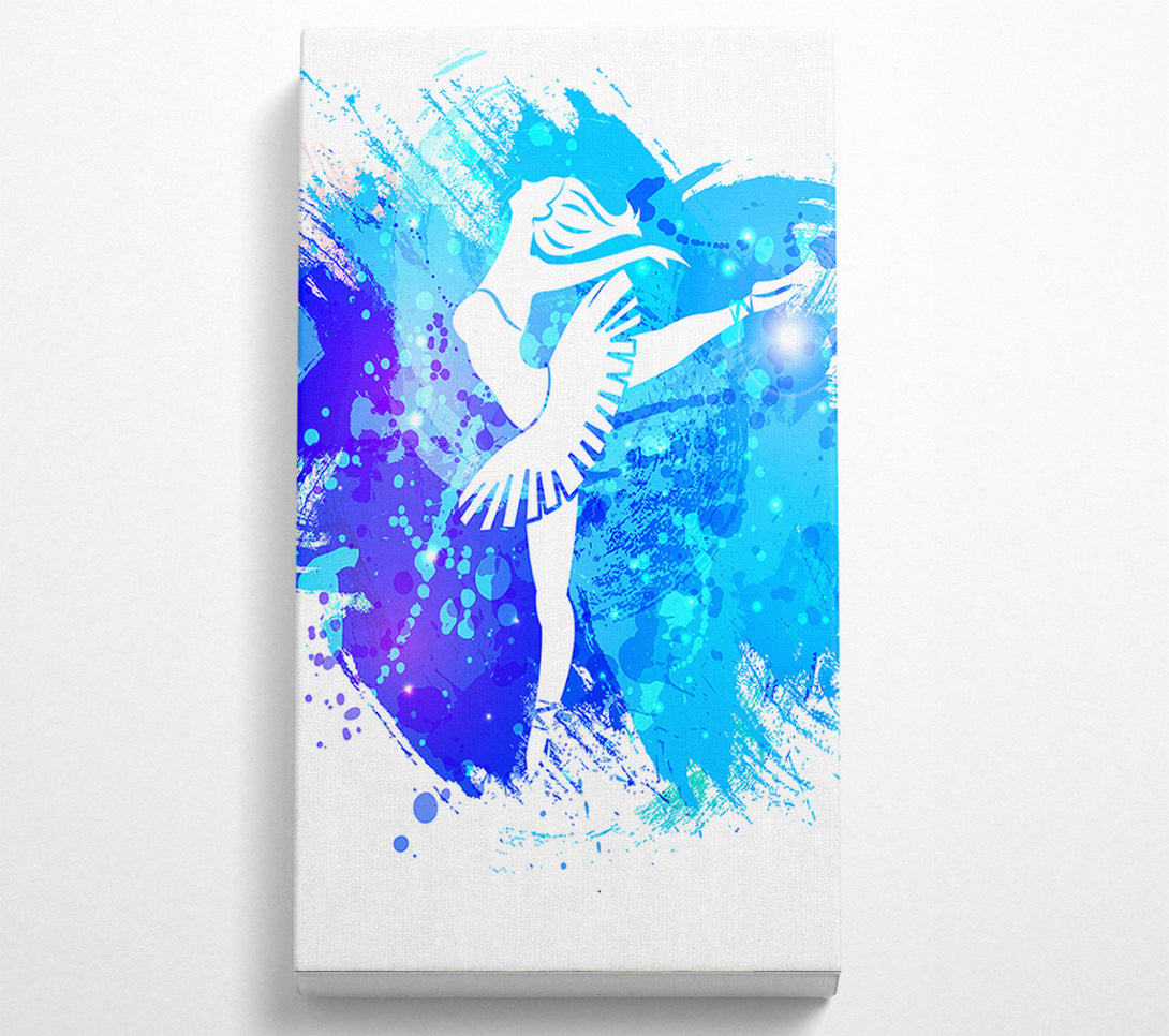  A Canvas Print of Blue Ballerina 9 Canvas Art