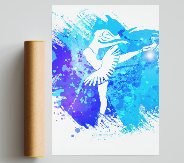 Blue Ballerina 9 Giclee Print
