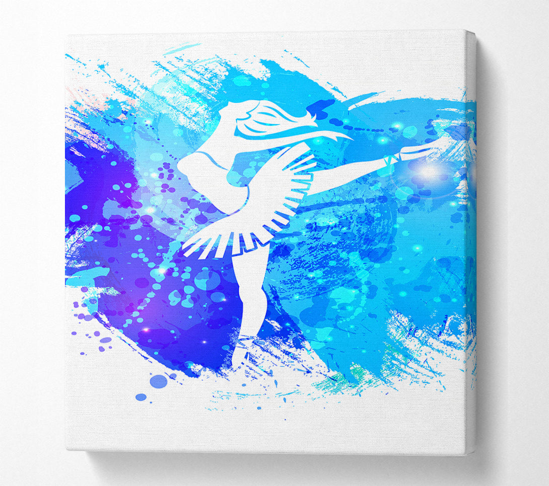  A Canvas Print of Blue Ballerina 9 Canvas Art