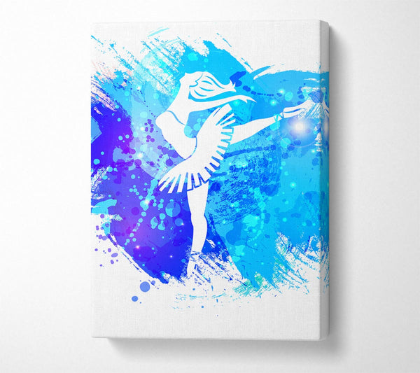  A Canvas Print of Blue Ballerina 9 Canvas Art