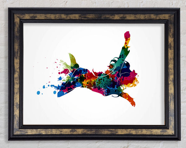 Contemporary Movement 12 Framed Print