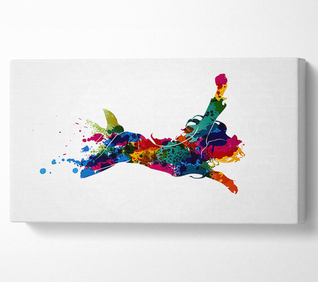  A Canvas Print of Contemporary Movement 12 Canvas Print