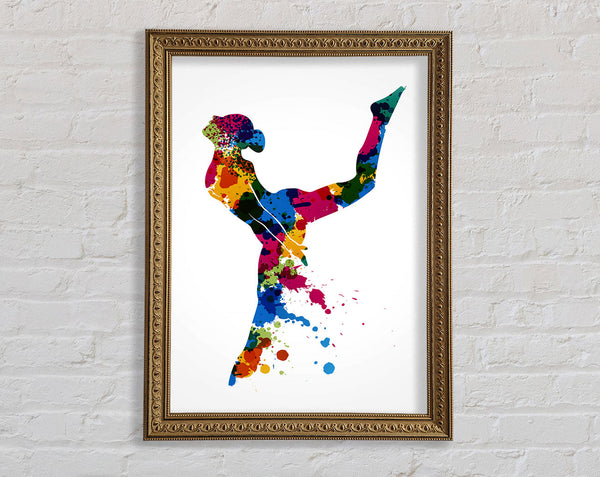 Contemporary Movement 13 Framed Print