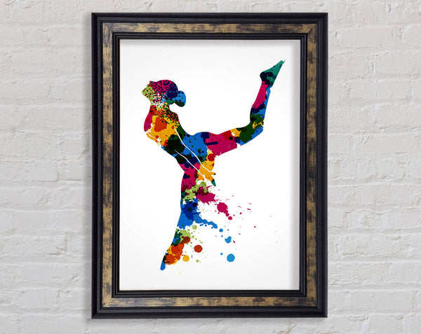 Contemporary Movement 13 Framed Print
