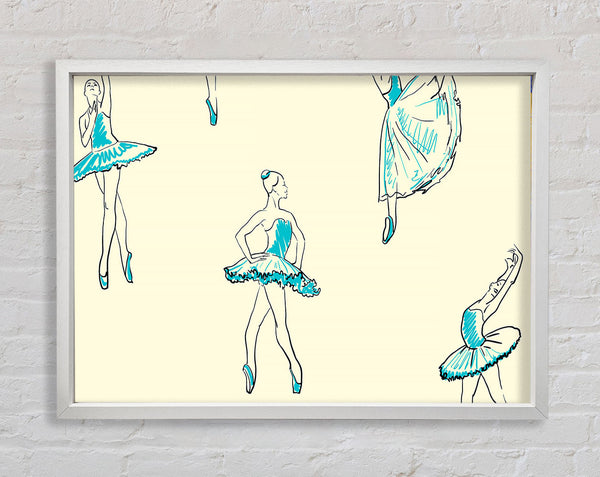 Blaue Ballerina 7