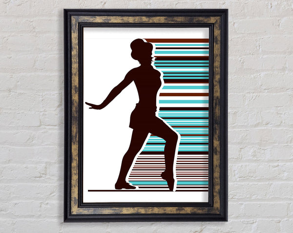 Contemporary Movement 4 Framed Print