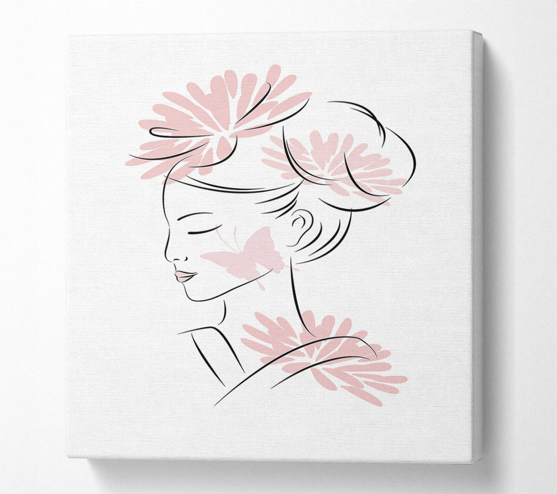  A Canvas Print of Japanese GeishaE Canvas Print