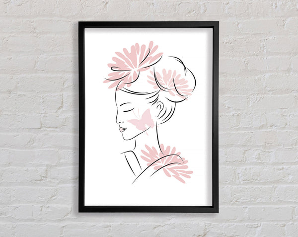 Japanese GeishaE Framed Print