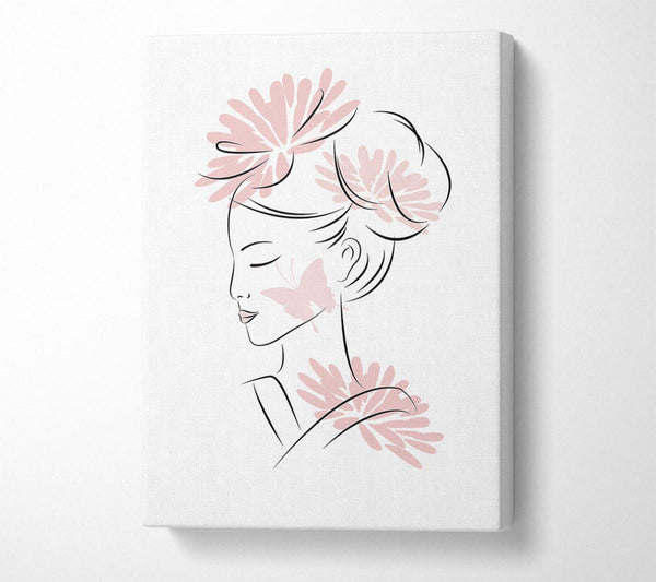 A Canvas Print of Japanese GeishaE Canvas Print