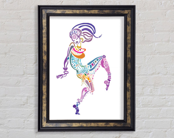 Contemporary Movement 6 Framed Print