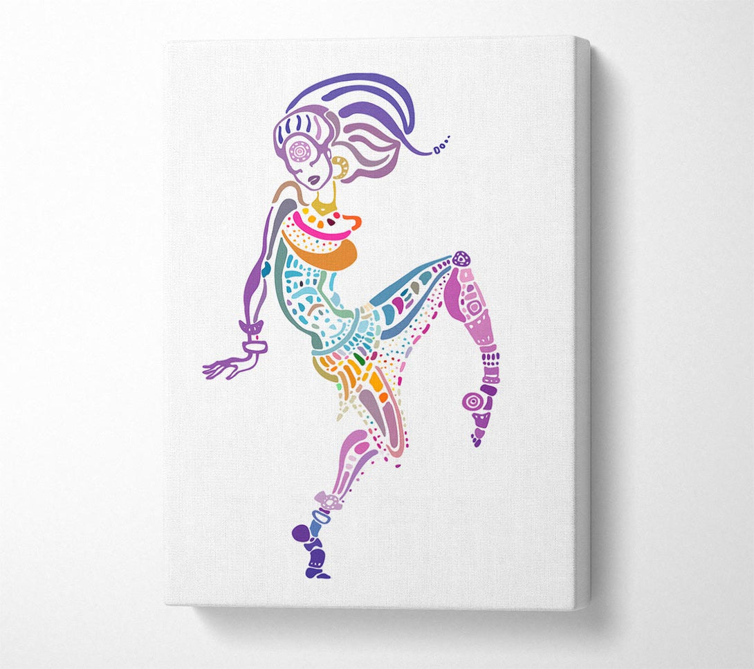  A Canvas Print of Contemporary Movement 6 Canvas Wall Art
