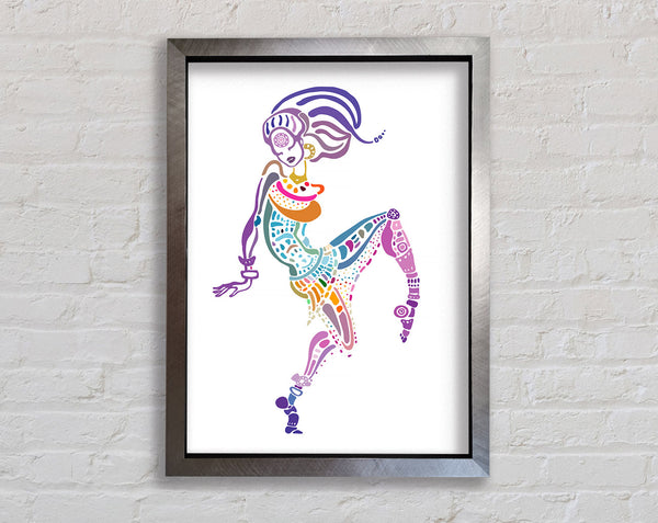 Contemporary Movement 6 Framed Print