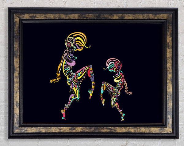 Contemporary Movement 16 Framed Print