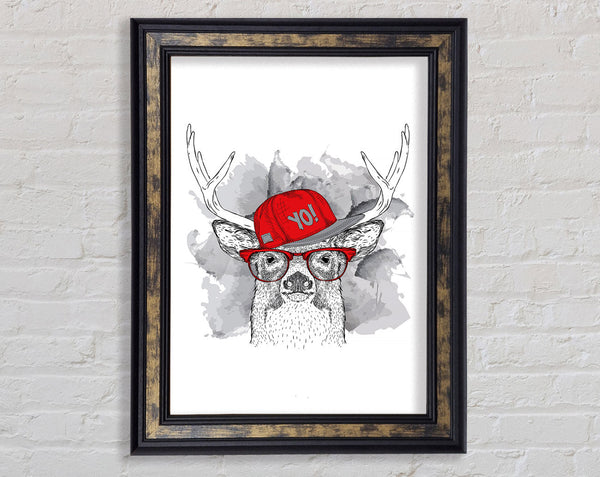 Sid The StagA Framed Print