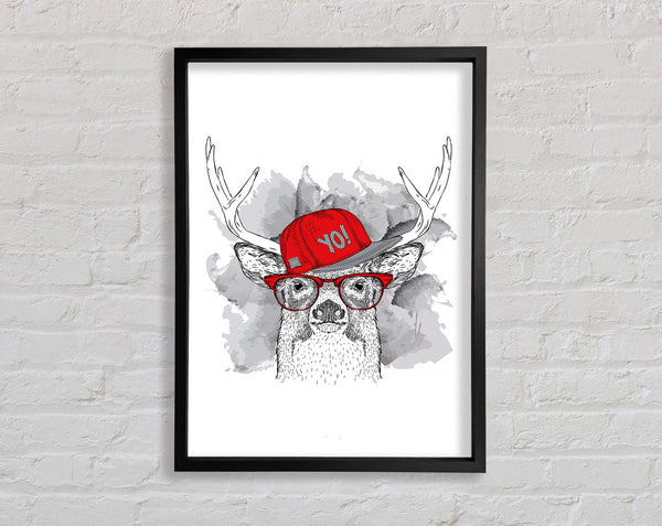 Sid The StagA Framed Print