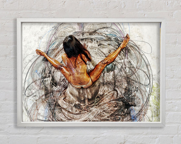 Contemporary Art Movement Framed Print