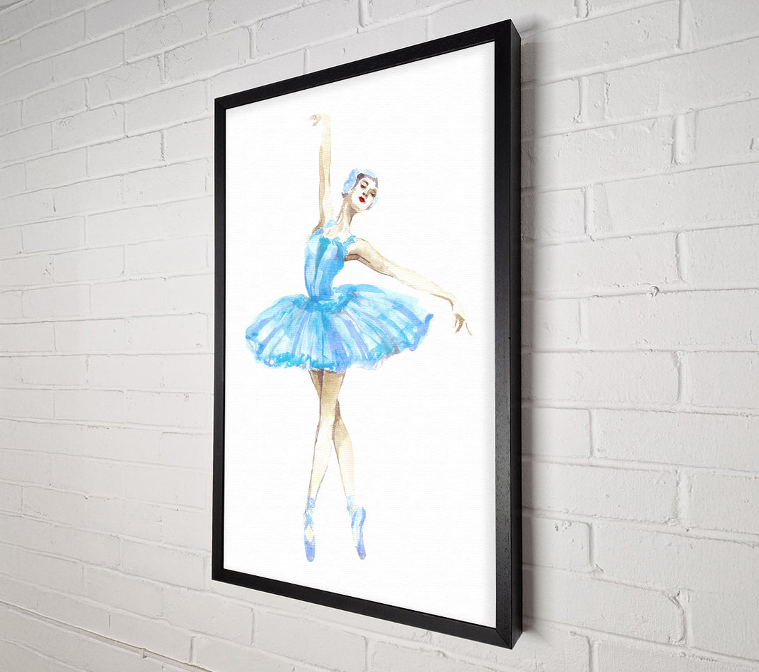  A Canvas Print of Blue Ballerina 5 Canvas Art