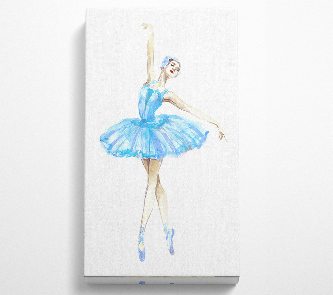  A Canvas Print of Blue Ballerina 5 Canvas Art