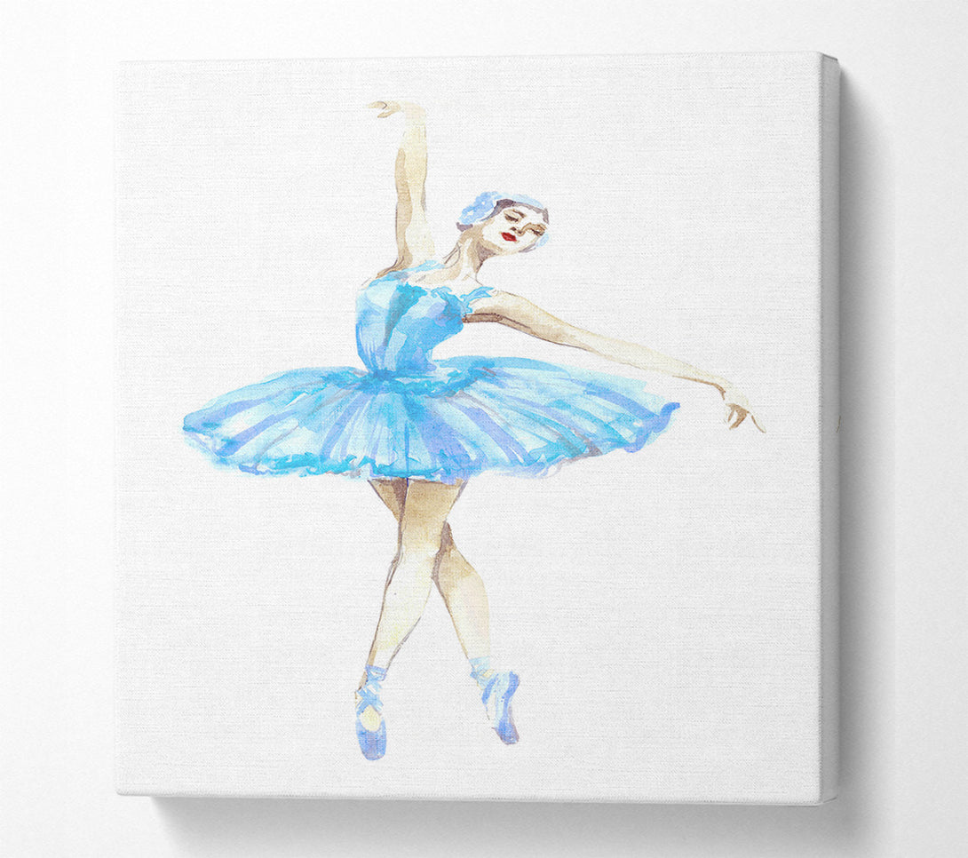  A Canvas Print of Blue Ballerina 5 Canvas Art