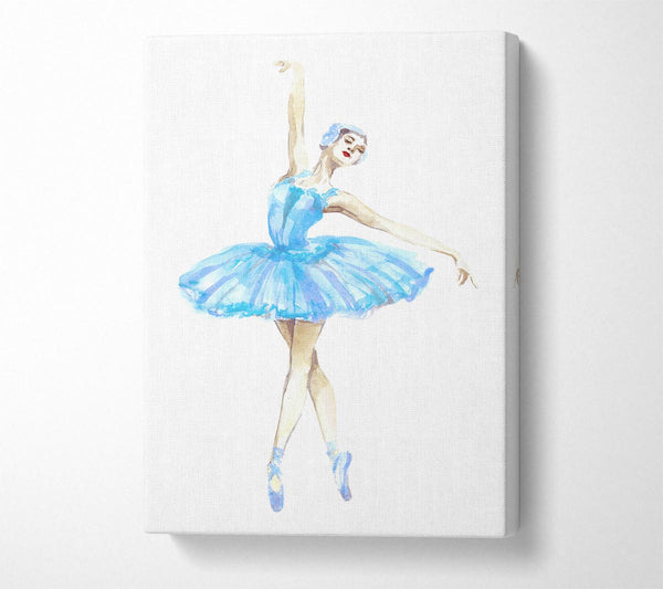  A Canvas Print of Blue Ballerina 5 Canvas Art