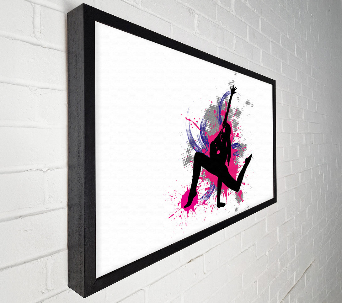 A Canvas Print of Break Dancing 2 Canvas Print