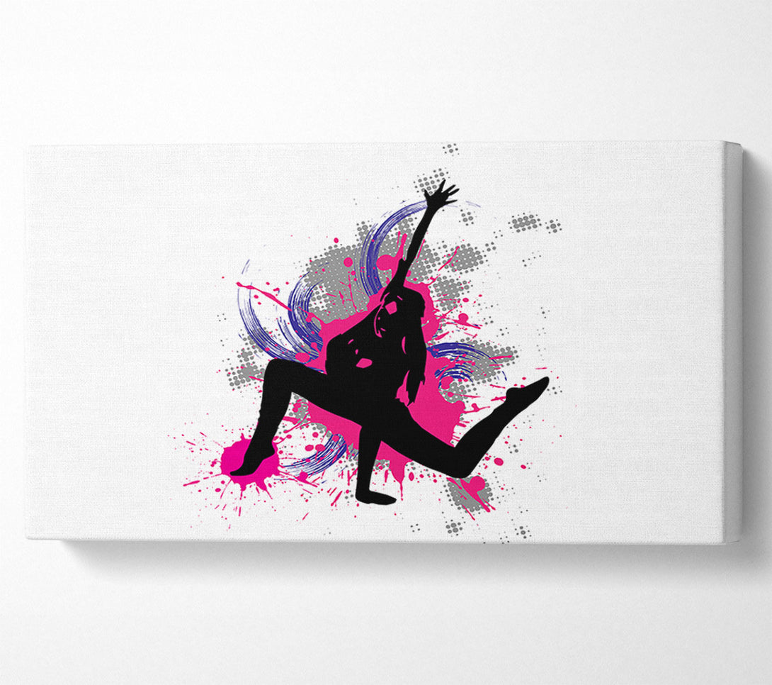  A Canvas Print of Break Dancing 2 Canvas Print