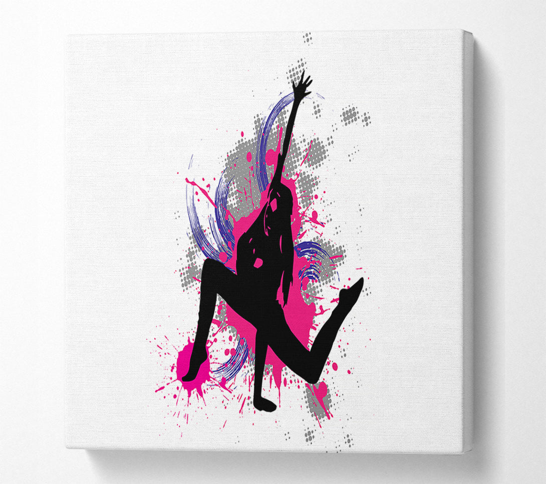  A Canvas Print of Break Dancing 2 Canvas Print