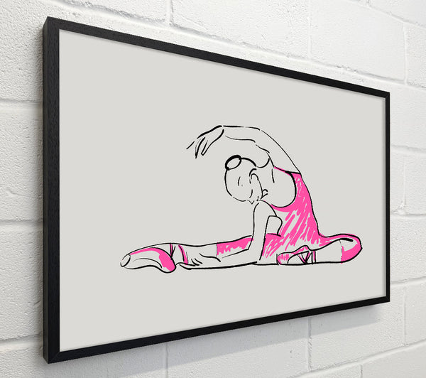 Grey Pink Ballerina 2