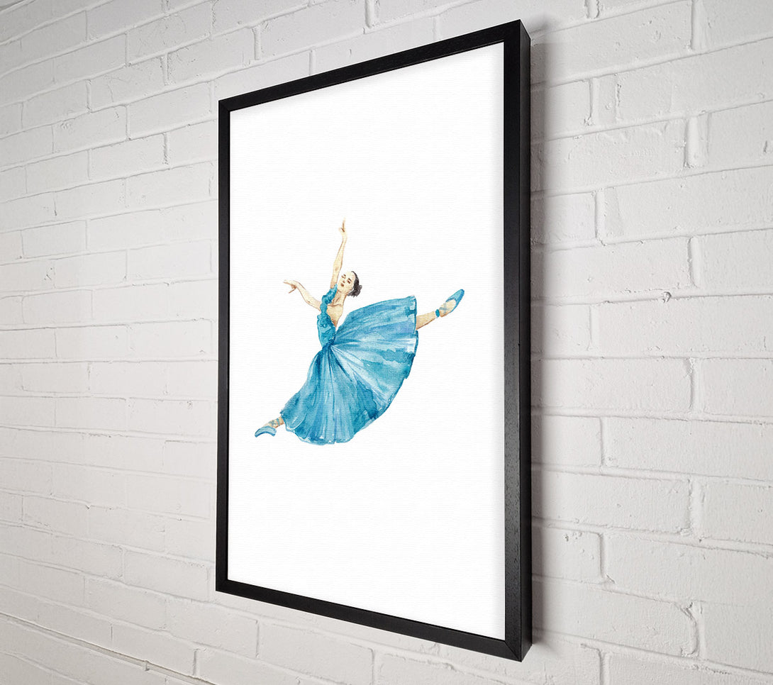  A Canvas Print of Blue Ballerina 6 Canvas Art