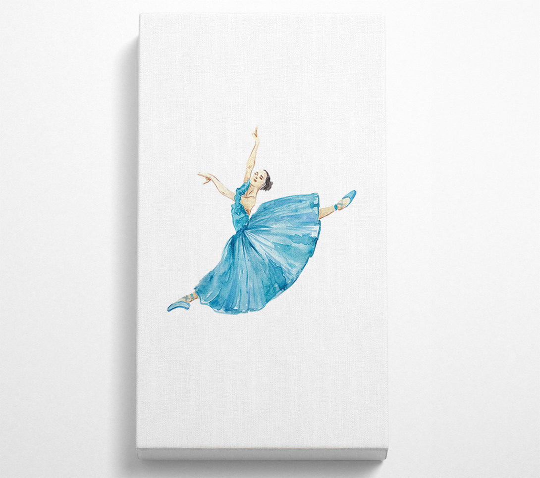 A Canvas Print of Blue Ballerina 6 Canvas Art
