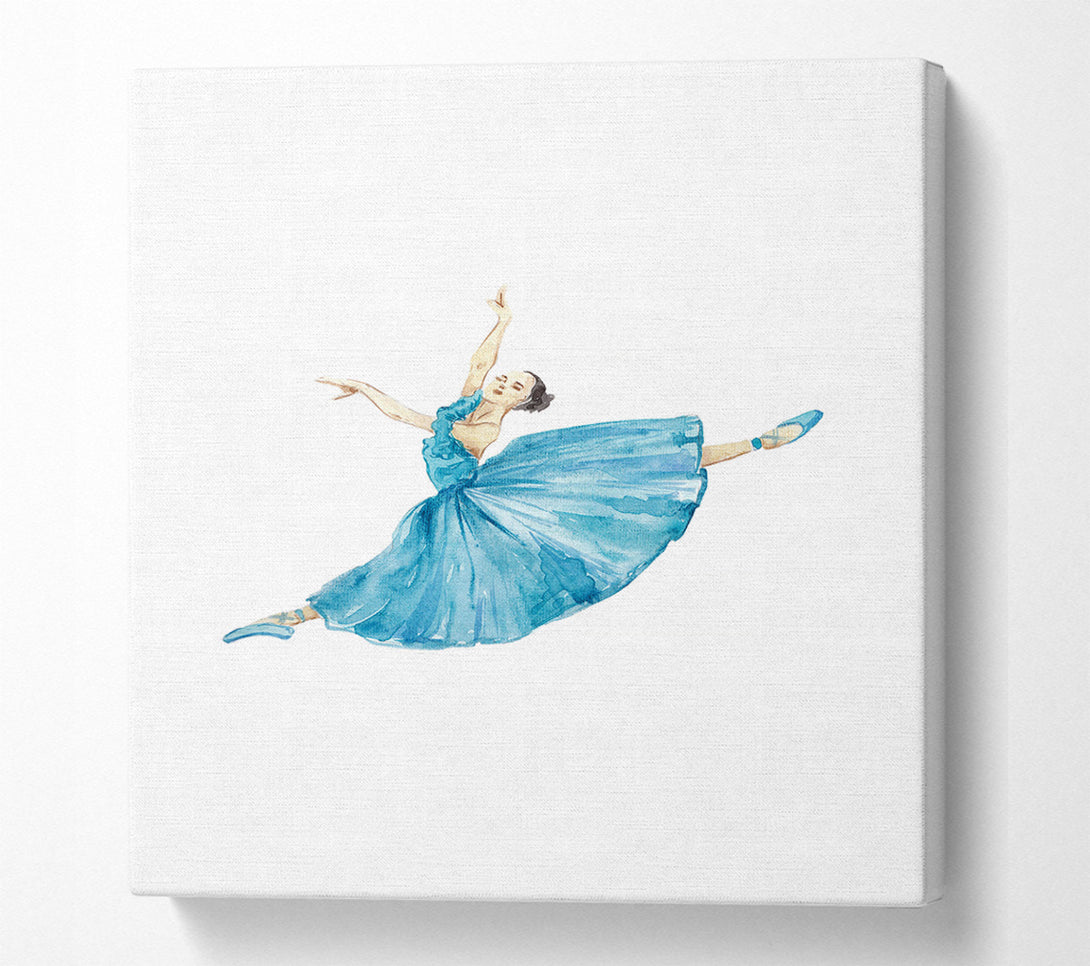  A Canvas Print of Blue Ballerina 6 Canvas Art