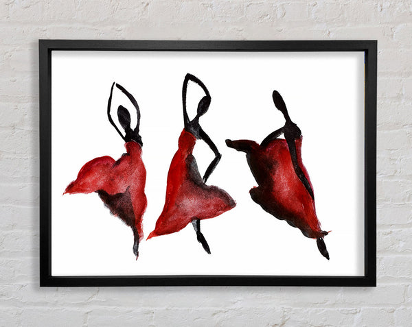 Rote Ballerinas