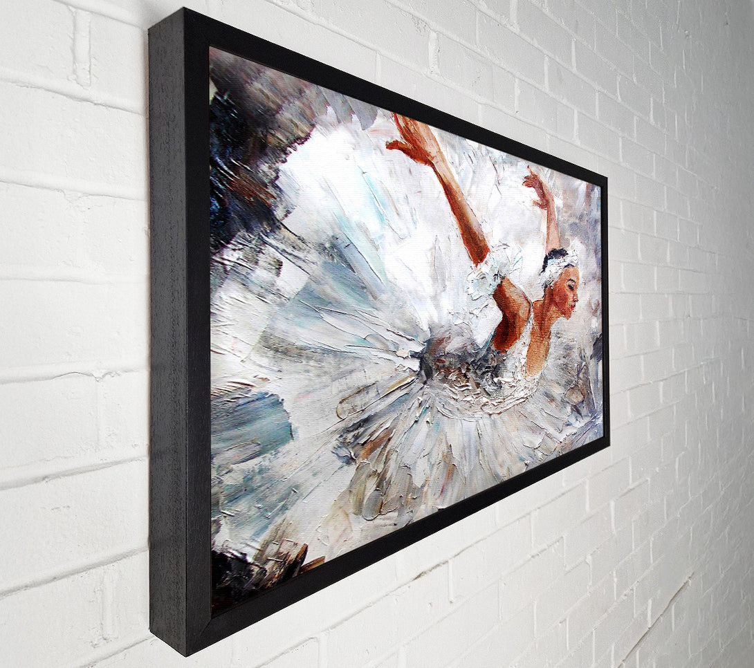 A Canvas Print of White Ballerina 2 Canvas Wall Art