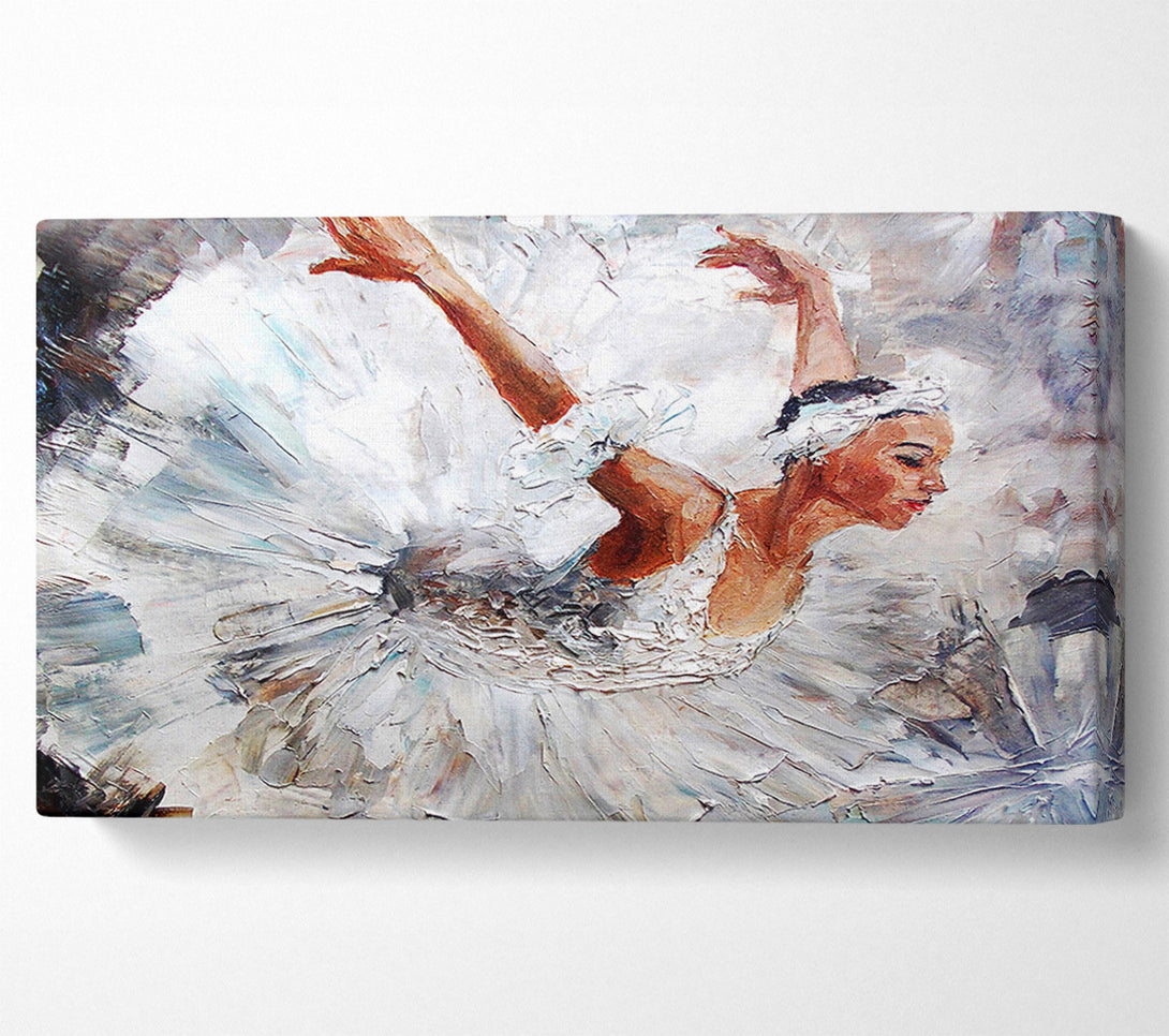  A Canvas Print of White Ballerina 2 Canvas Wall Art
