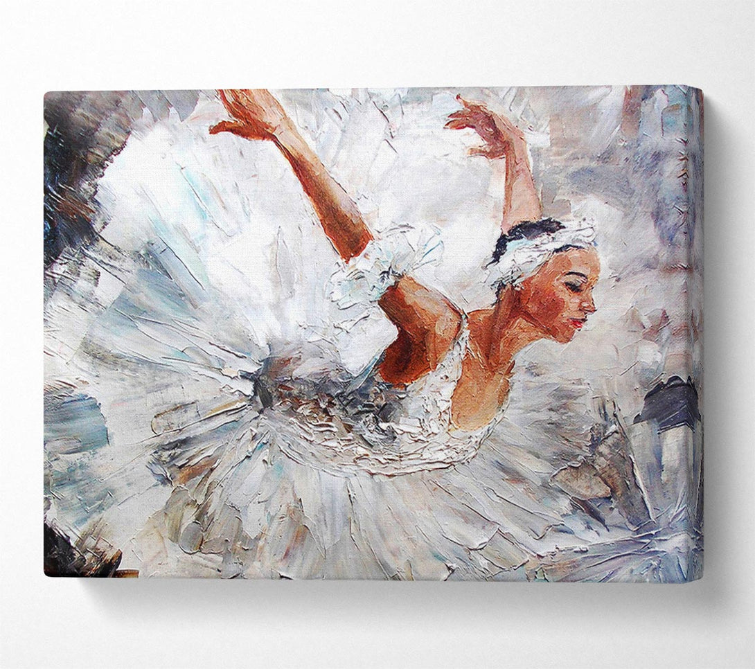  A Canvas Print of White Ballerina 2 Canvas Wall Art