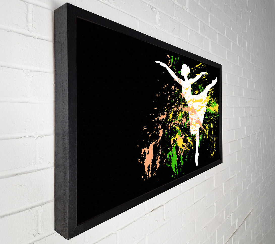  A Canvas Print of Rainbow Ballerina 3 Canvas Wall Art