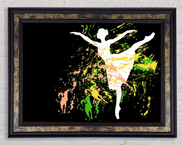 Rainbow Ballerina 3 Framed Print